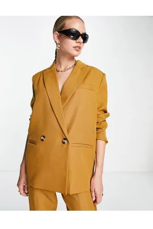 4th & Reckless Tailored blazer co-ord in mustard