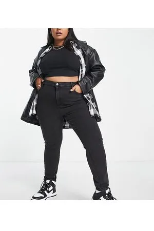 ASOS ASOS DESIGN Curve ultimate skinny jeans in washed
