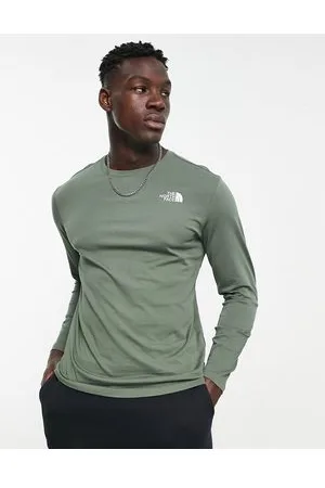 The north face discount t shirt lange mouw