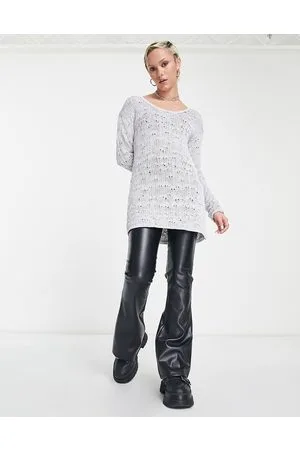 Weekday Melany textured knitted mini dress in