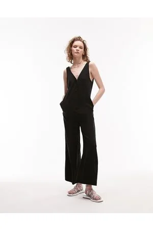 Topshop Button through casual jumspuit in