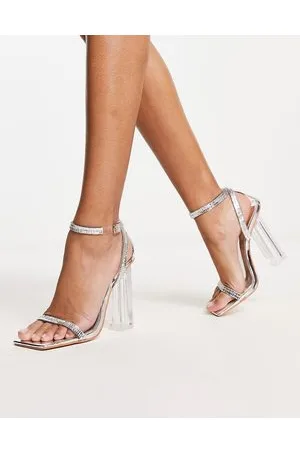 Public Desire Onyx heeled sandals in