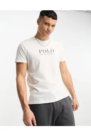 Ralph Lauren Loungewear t-shirt in with chest text logo
