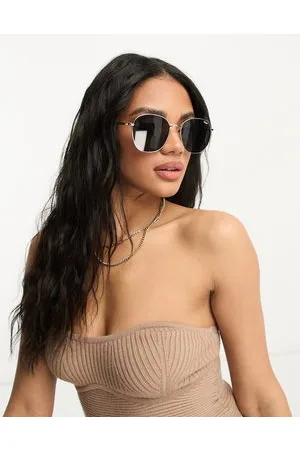 Quay Australia Quay Jezabell round sunglasses in /smoke
