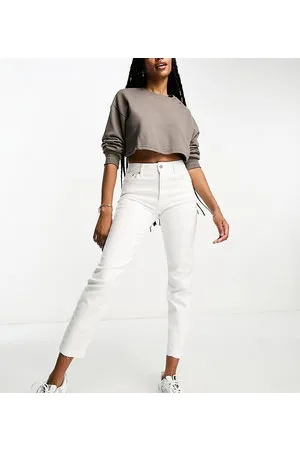 Stradivarius Tall slim mom jean with stretch in