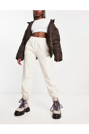 Napapijri Morgex premium tonal logo oversized joggers in off