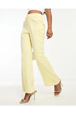 Twisted Tailor Jacquard flare suit trousers in