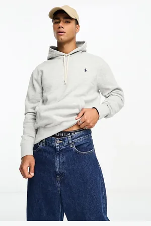 Ralph Lauren Icon logo fleece hoodie in marl