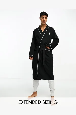 Ralph Lauren Lounge dressing gown in with pony logo