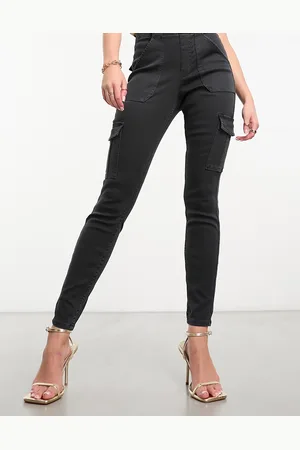Spanx High waisted cargo pant in washed