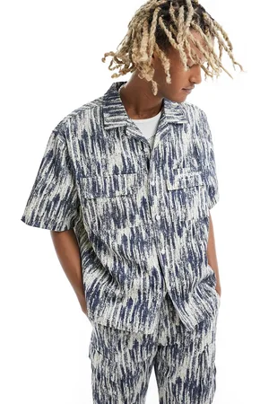Sixth June Co-ord acid wash shirt in