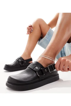 Pull&Bear Clog with buckle detail strap in