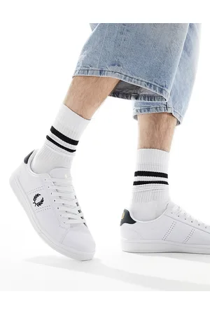 Fred Perry B6312 leather trainers in