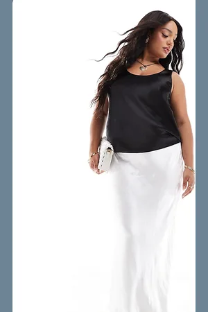 4th & Reckless Satin maxi skirt in
