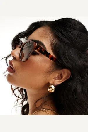 Aire X ASOS dorado square sunglasses in dark tort