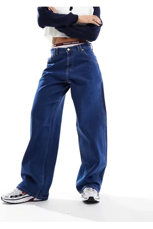 Tommy Hilfiger Daisy low waist baggy jeans in dark wash