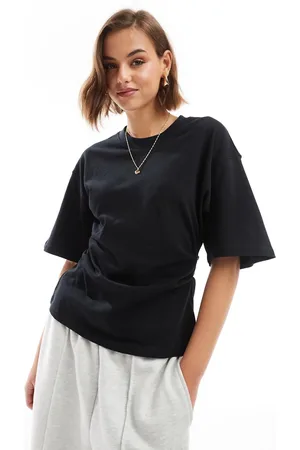 ASOS Corset waist t-shirt in