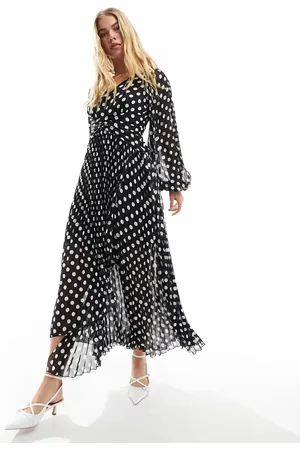 Style Cheat Polka dot midaxi dress