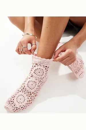 Reclaimed Crochet socks in