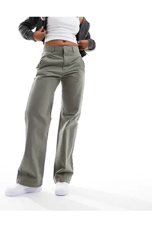 Cotton On Cotton On relaxed straight leg trousers in woodland