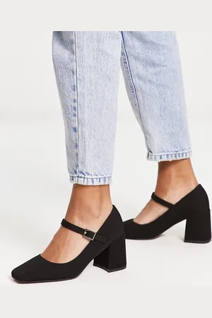 ASOS Selene mary jane mid block heeled shoes in