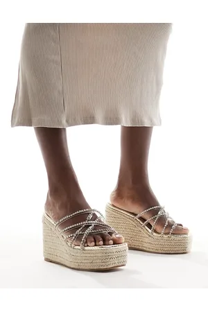 Simmi London Simmi London Sand embellished espadrille in