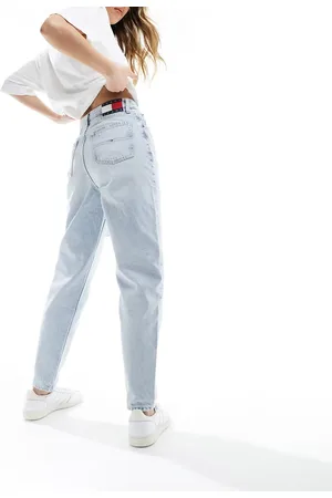 Tommy Hilfiger Ultra high tapered mom jeans in light wash