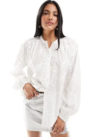 & OTHER STORIES & floral embroidered blouse in