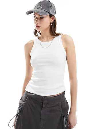 Weekday Rib fitted tank top in