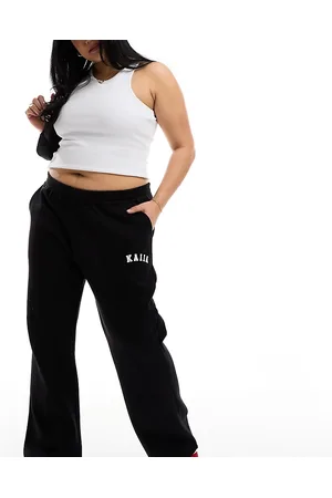 Kaiia Plus wide leg joggers in