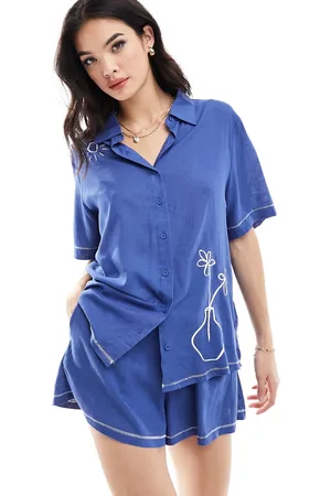 Rhythm Bobby short sleeve beach shirt co-ord in