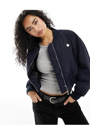 HUGO BOSS Crop bomber jacket in