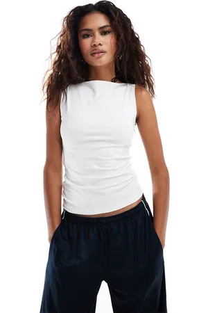 Weekday Annie boat neck tank top in