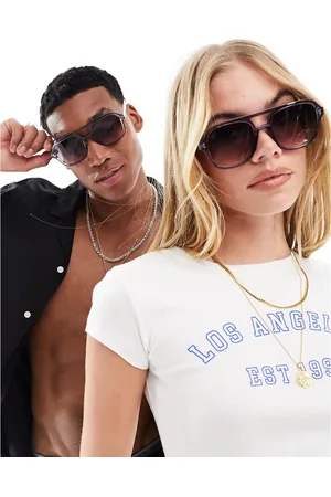 Jeepers Peepers Aviator sunglasses in transparent