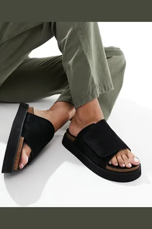 WALK LONDON Barca Velcro Mule in
