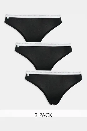 Lacoste 3 pack logo briefs in