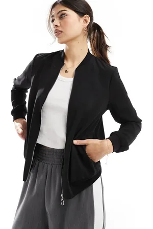 VERO MODA Lightweight zip front bomber jacket in