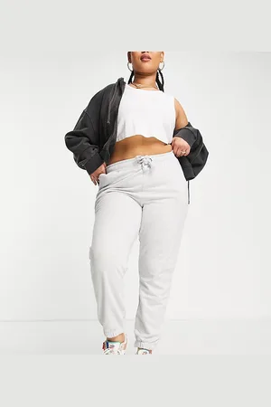 COLLUSION Plus skinny joggers in charcoal