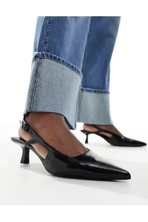 Stradivarius Minimal slingback heel in