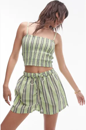 Topshop Beach shorts in stripe