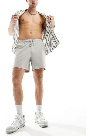 Another Influence Co-ord textured shorts in light