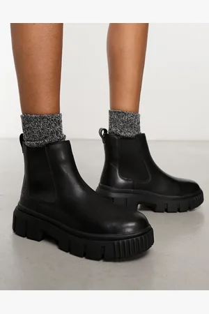 Timberland Greyfield chelsea boots in full grain leather