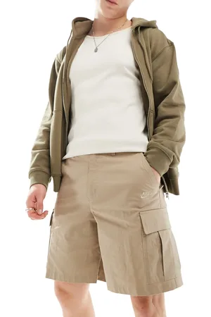 Nike Club woven cargo shorts in beige