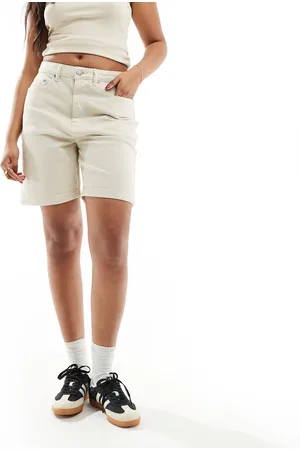 Threadbare Leon denim jorts in off