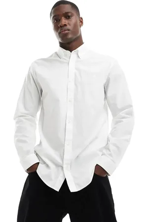 JACK & JONES Premium poplin long sleeve shirt in