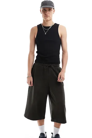 COLLUSION Ribbed vest in black