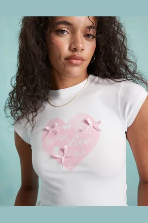 Miss Selfridge Self-love club t-shirt