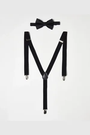 ASOS Bow tie and braces set in