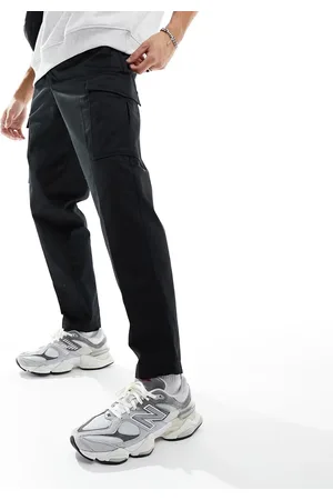 JACK & JONES Tapered smart cargo trouser with front pleat in