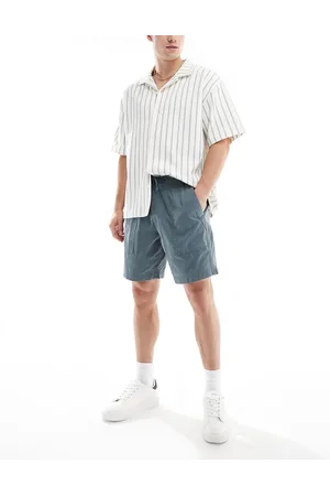 Abercrombie & Fitch 8inch supply pocket court shorts in grey